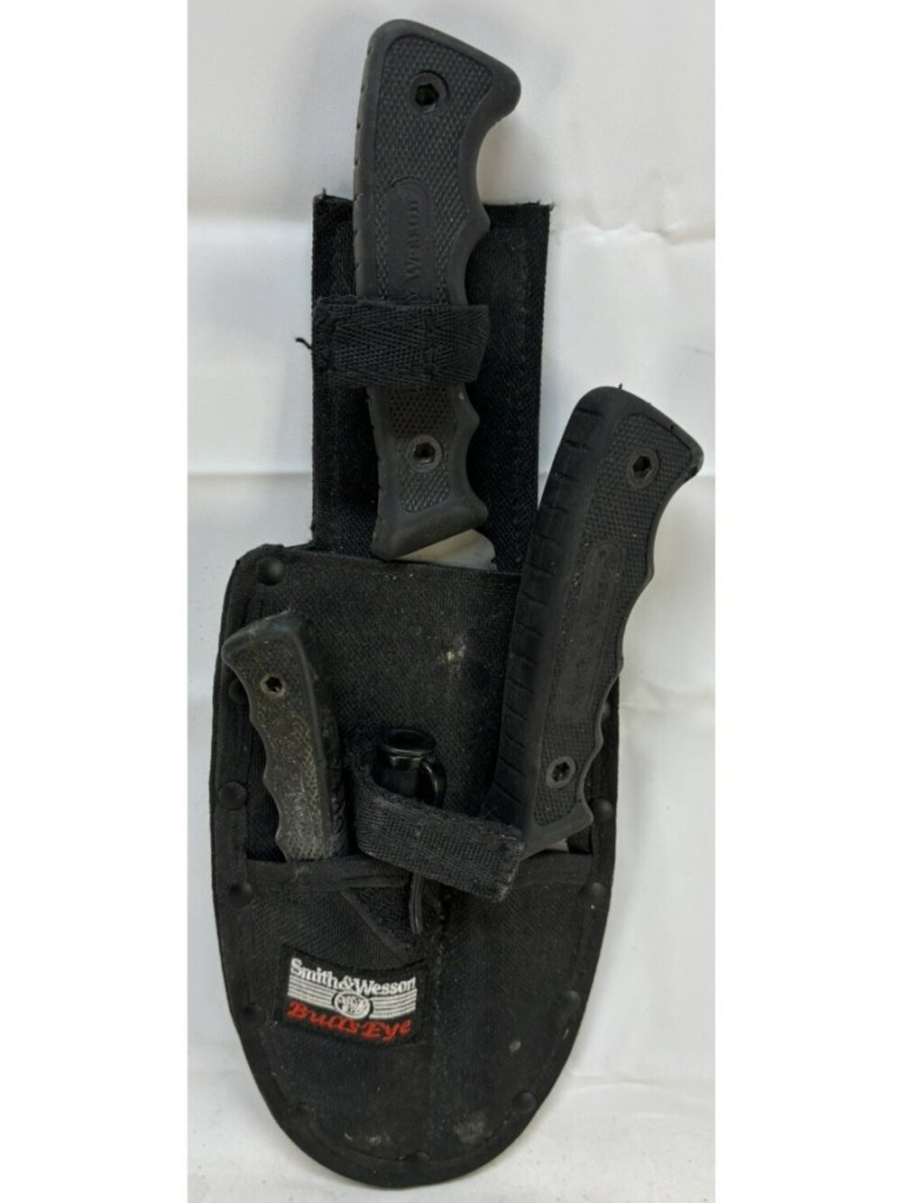 Smith & Wesson Bullseye Hunting Knife Set - Cleaver CK300 Skinner CH200 & CK301